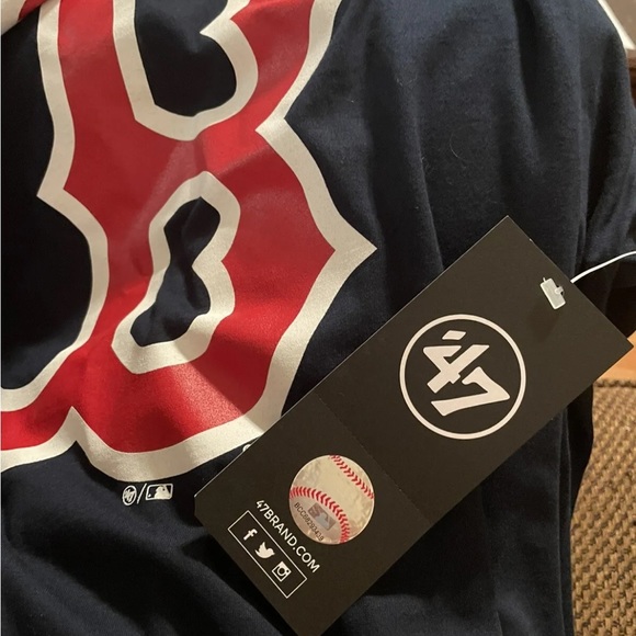 Next Travel Apparel Boston Red Sox Tee Shirt Size XL Solid Blue MLB - Picture 6 of 7